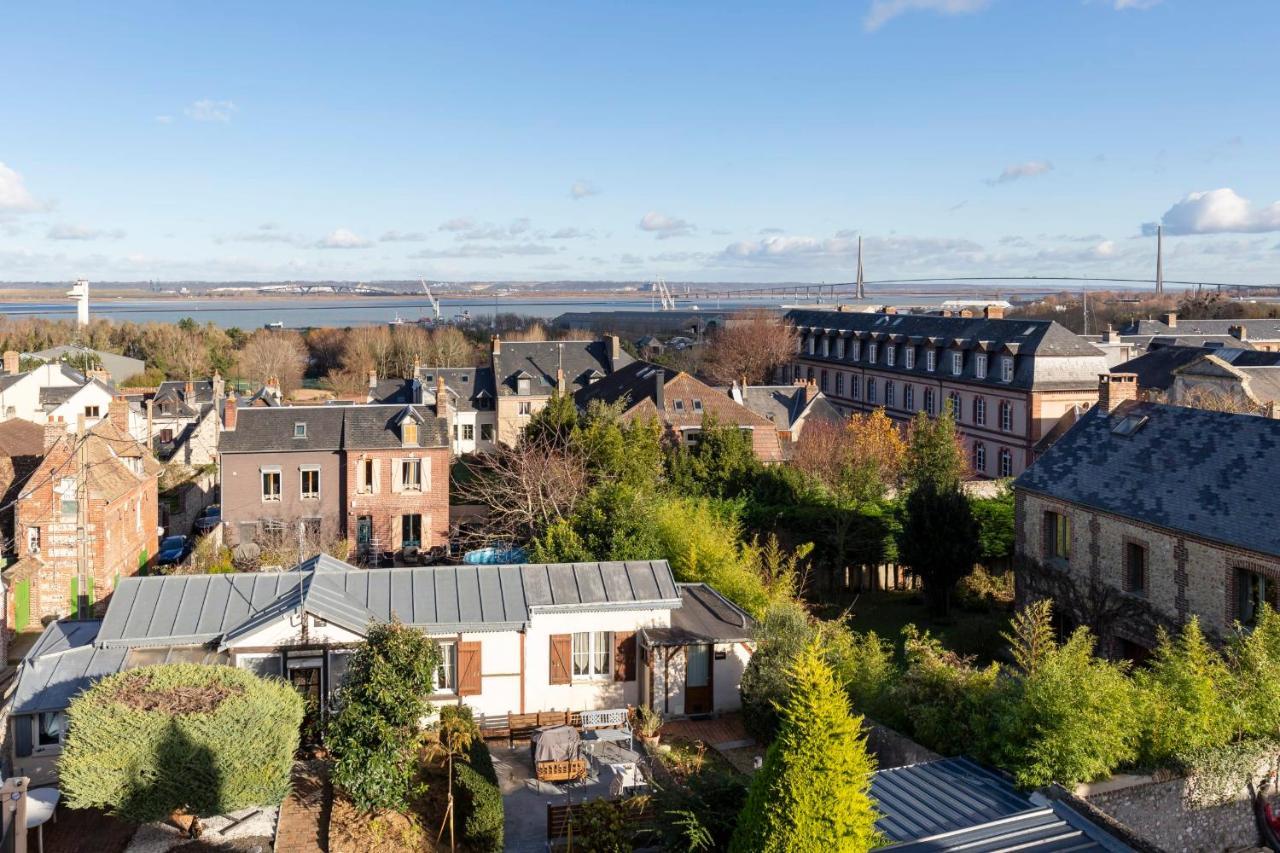 La-Haut - 3 Panorama Of The Estuary - City Center Honfleur Ngoại thất bức ảnh